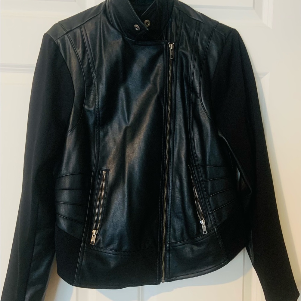 Women’s Torrid Leather Motto Jacket